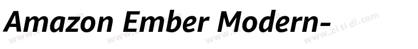 Amazon Ember Modern字体转换